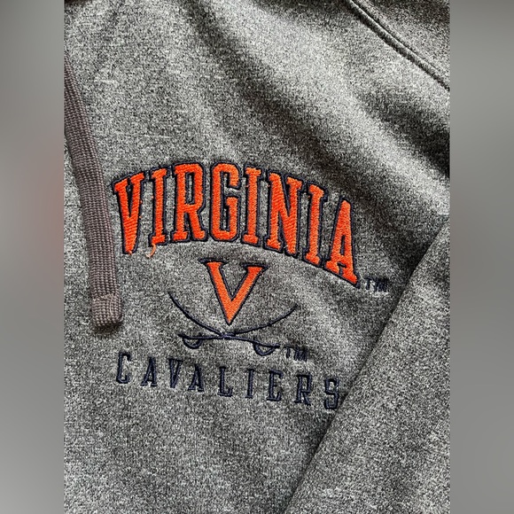 Men’s University of Virginia Cavaliers Quarter-Zip Hoodie - Picture 3 of 4